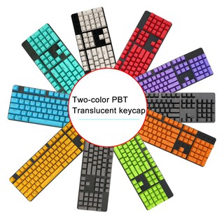 NEW 104Pcs Universal Backlight PBT Keycaps Mechanical Keyboard Key Caps for PC Computer