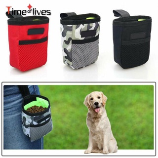 Pet Dog Puppy Obedience Training Treat Bag Feed Food Snack Pouch Belt Bag