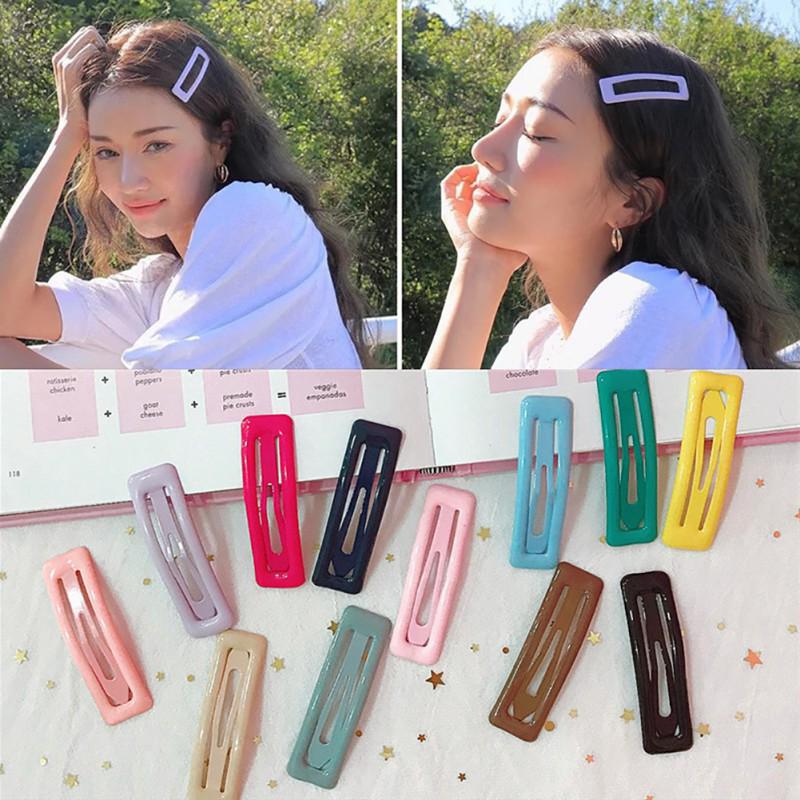 Korean Hairpins Candy Color Liu Hai Clip (1)