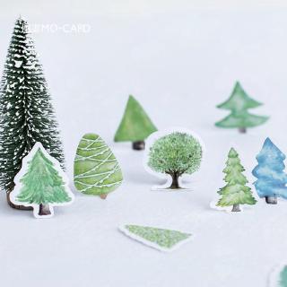 45 Pcs/lot Kawaii Mini Forest Mini Paper Sticker DIY Decorative Material