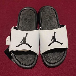 Nike Air Jordan Hydro 7 White Black Slides (OEM)