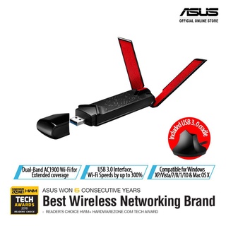【Spot quick delivery】ASUS USB-AC68 Dual-Band AC1900 USB Wi-Fi Adapter