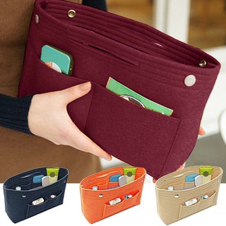 NNF-Women Portable Felt Fabric Purse Handbag Organizer Bag (1)