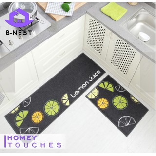 B-NEST 12MM thick Kitchen Mat 2pcs/set 40x60cm+40x120cm Anti-slip mat doormat
