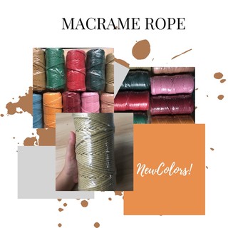 Batch 3 - 4MM colored rope/ Macrame cotton rope