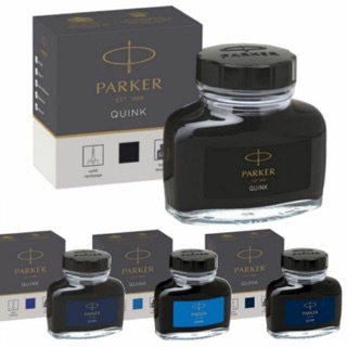 Parker Quink Fountain Pen Ink Black / Blue Black