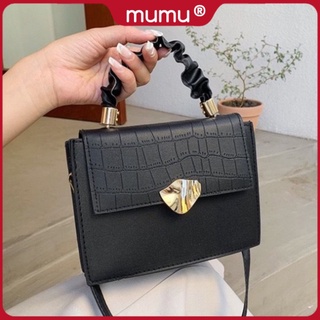 Mumu #2233 Korean Leather Fashion New Style Ladies Sling Bags Elegant Classic Bag For Women