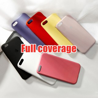 【 Full cover】 iPhone case soft silicone case for iPhone X XS MAX XR iPhone 7 8PLUS 6+ 6S PLUS full cover case