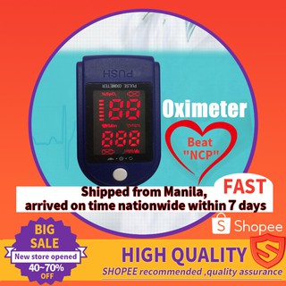 [Ready Stock] Finger Pulse Oximeter Blood Oxygen Saturation Blood Oxygen Monitor health monitors