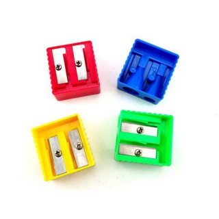 Double sharpener assorted colors sold per piece