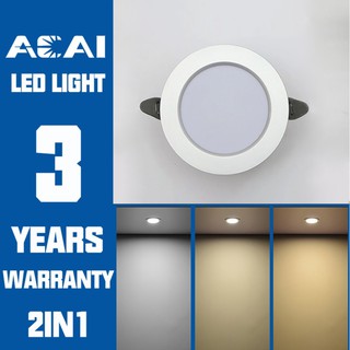 ACAI LED Downlight Recessed Pin Lights Panel Ceiling Light, 3 Color Temperature 3 Years Warrenty