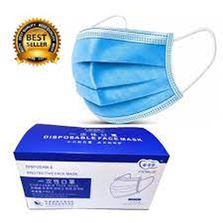 SALE! 3-Ply Disposable Surgical Face Mask 50 pcs With box