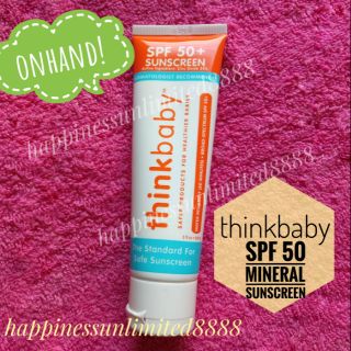Think baby Spf 50 Mineral Sunscreen Broad Spectrum sunblock