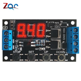 DC 5V -30V MOS Trigger Cycle Timer Delay Board Timer Switch Turn On/Off Relay Module with LED Digital Tube Display for Arduino
