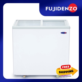 Fujidenzo 7 cu. ft. Sliding Glass Top Chest Freezer FD-07ADF2 (White) (1)