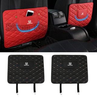 PHMw 2pcs Car Seat Back Row Protector Cover Anti-kick Pad for Honda Civic City Odyssey Vezel CRV Ant