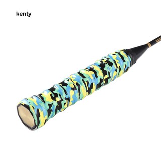 KT★Camouflage Anti-Slip Tennis Badminton Squash Ball Racket Handle Cover Strip (3)