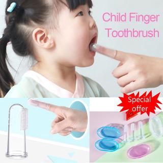 Baby Soft Silicone Finger Toothbrush Teeth Tooth Infant Silicone Tongue Coating Cleaning Toothbrush NZ-015