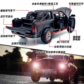✵✲☸1/32 New Arrival Ram Pickup Off Road Model Toy Car Alloy Die Cast Simulation Sound Light Pull Bac