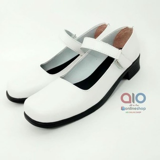 (Mnt.27Ag21т) Aline White Women's Pantofel Shoes 3 Cm Formal Midwifery Midwifery A0 Akbid Doctor A0