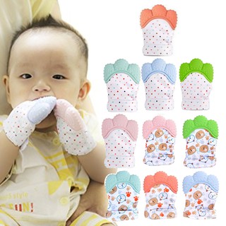 Teething Glove Baby Mitten Candy Wrapper Sound Teether 1PCS