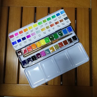 Holbein Hayao Miyazaki (Studio Ghibli) Watercolor Palette with Free Case and Travel Brush