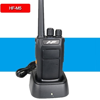 HF-M5 Mini Walkie Talkie Rechargeable amateur radio PTT PMR446 Long Range Portable Two-way Radio For