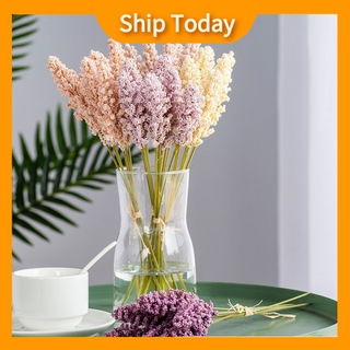 6Pcs Artificial Flower Wheat ear simulation for Wedding Home Party Hotel Garden Decorations