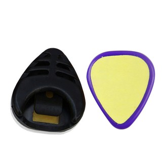 10pcs Plastic Guitar Pick Holder Self-adhesive Guitar Plectrum Case Random 2Fire Goods