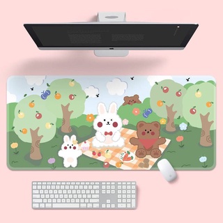 Cute Mouse Pad Super Creative INS Tide Large Game Computer Keyboard Office Long Table Mat Kawaii (3)