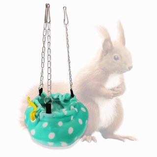 Pet Bird Hamster Ferret Rat Squirrel Hammock Hanging Cage Nest Bed House Toys LJ