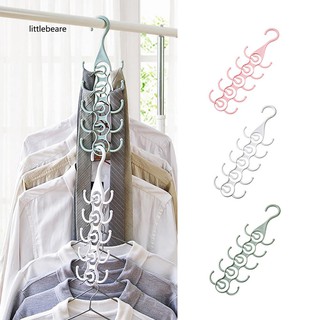 LX_5 Layers Multifunctional Scarf Necktie Belt Wardrobe Clothes Storage Rack Hanger