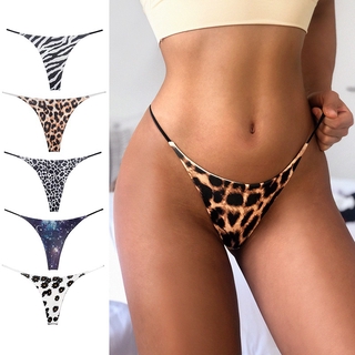 Sexy Panties Women Thong Female G-string Underwear leopard Color Intimate Lingerie Underpants Swimming clothing