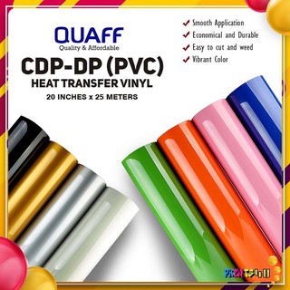 Quaff CDP-pvc Rubberize TRANSFER VINYL FOR SHIRT 20 INCHES (PER METER)