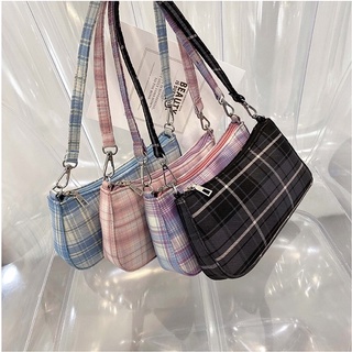 MIA fashion #2720 Korea square Style Woven cloth material shoulder bag