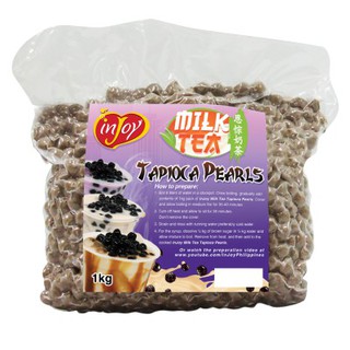 ORIG Injoy Tapioca Pearl (Sago) for Milk Tea 1 Kilo (1)