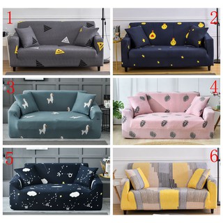 Korean print simple sofa cover 1/2/3/4 seater combination non-slip dustproof and anti-scratch