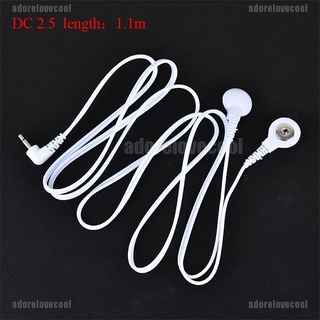 AD1PH 1pc electrode lead wires connecting cables for tens therapy machine 2.5mm 2-way 210831