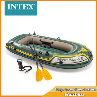 《Ready stock》Seahawk double boat group inflatable boat inflatable kayak rubber boat thickening