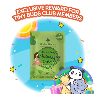 Buds & Blooms Pure & Young Malunggay Capsule 10s Freebie
