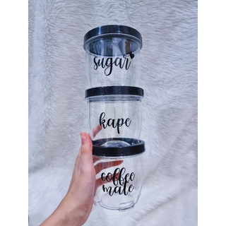 [MayLabel.Ph] FREE Customization Stackable Label Pantry Jar Canister