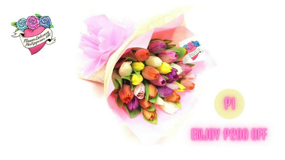 Flower Delivery Philippines 200 Discount Upon Checkout for Php 1