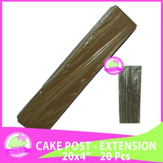 MPS | Cake Post 20x4 - 20pcs - Corrugated Cake Post - Cake Box Extension - Cake Box