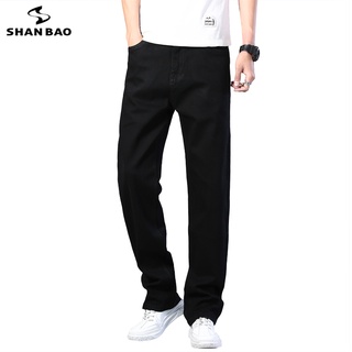 2021 Spring and Summer Lightweight Straight Loose Jeans Classic Brand Embroidery Men&#39;s Fashion