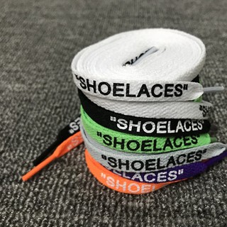 Shoe Lace 6OW signed OFF WHITE lace US8 sneaker custom AJ SHOELACES/AF apply black and LACES