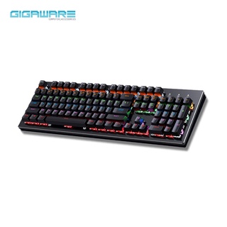 Gigaware K880 Mechanical Keyboard 104 Key Computer Wired Gaming Keyboard