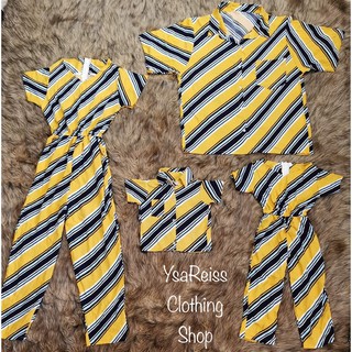 Yellow Stripes Family Mix and Match