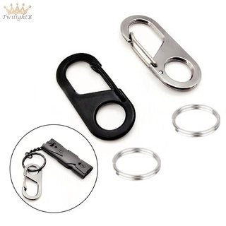 [twilight]Carabiner Snap Hook Carabiner Chain Climb Hook Key Outdoor 8 Shape Brand New