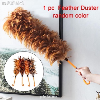Dusters℡™❖❣┇♛Ergonomic Hooked Removal Dust Fluffy Hanging Household Car Anti Static Feather Duster