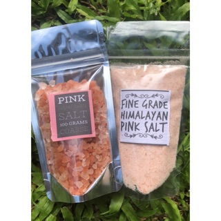 Fine or Coarse Grade Himalayan Pink Salt 100grams (1)